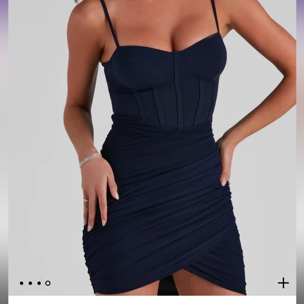 Mesh corset dress